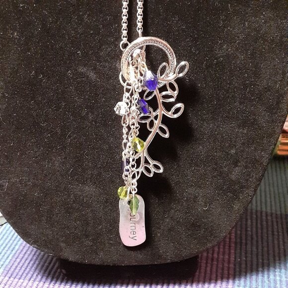 Handmade Lariat Necklace "Journey" - Picture 2 of 4